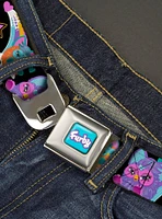 Furby Orange & Jumping Rainbow Slide Seatbelt Buckle Belt