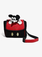 Disney Mickey Mouse Plush Sherpa Convertible Mini Backpack