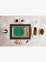 NFL Dallas Cowboys Football Field Glass Top Cutting Board & Knife