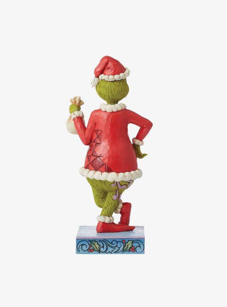 The Grinch with Bag Of Coal Jim Shore Figure