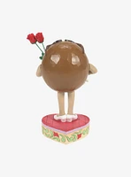 M&M's Brown with Roses Jim Shore Figure