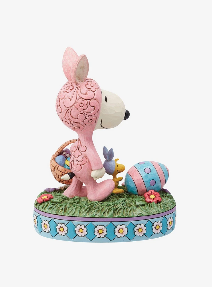 Peanuts Snoopy & Woodstock Easter Bunnies Jim Shore Figurine