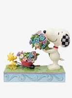 Peanuts Snoopy & Woodstock Flowers Jim Shore Figure