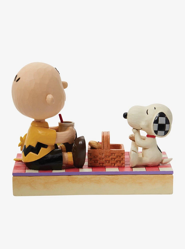 Peanuts Snoopy Charlie Brown & Woodstock on Blanket Jim Shore Figure