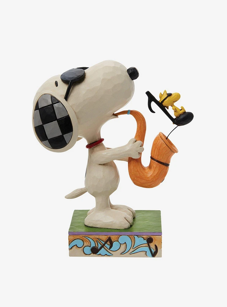 Peanuts Joe Cool Playing Sax Jim Shore Figure