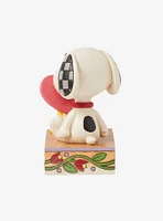 Peanuts Snoopy Heart on Nose Jim Shore Figure