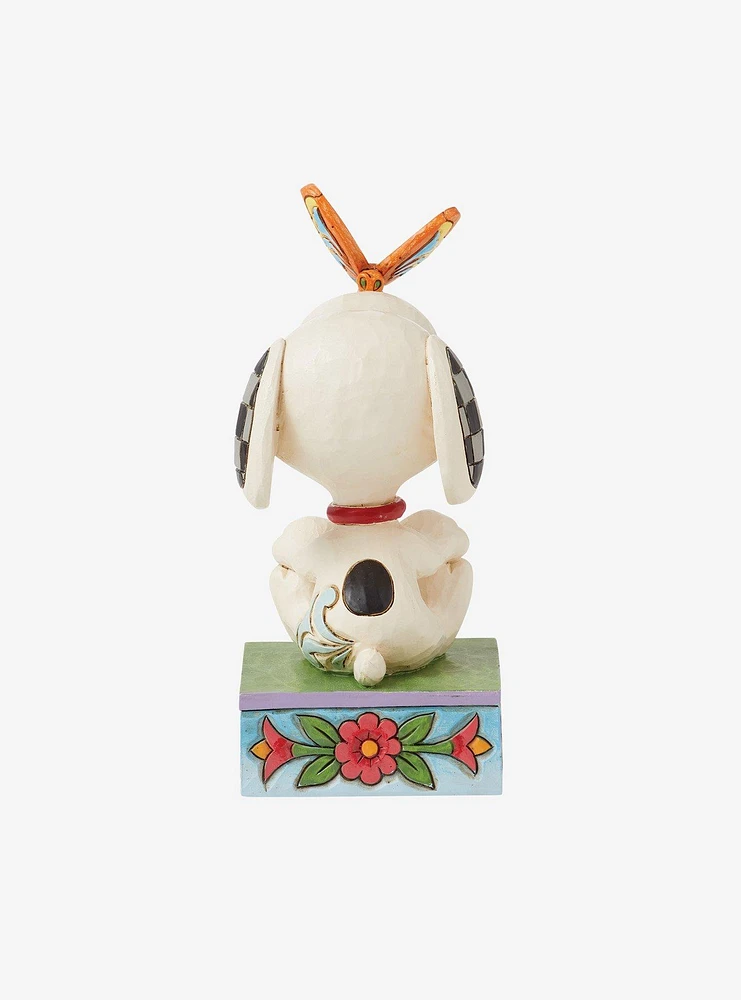 Peanuts Snoopy Butterfly on Nose Jim Shore Figure