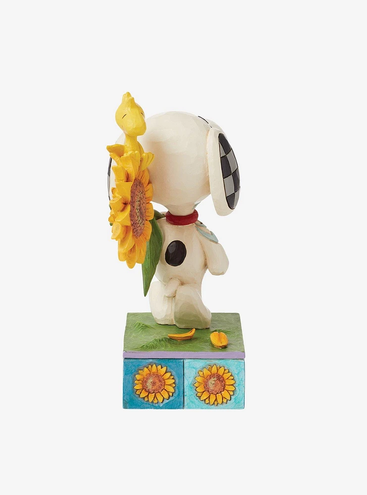 Peanuts Snoopy & Woodstock Sunflower Jim Shore Figure