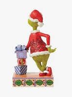 The Grinch Leaning on Gifts Jim Shore Figure