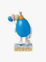 M&M's Blue with Balloons Jim Shore Figure