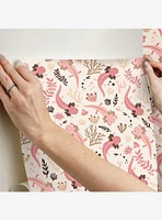 Axolotl Pink Underwater Garden Peel & Stick Wallpaper