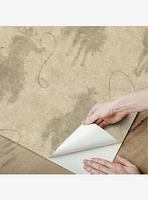 Yellowstone Stockman Silhouette Beige Peel & Stick Wallpaper