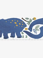 Dino Growth Chart Blue Wall Decals