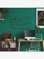 Stranger Things Christmas Light Alphabet Giant Wall Decals