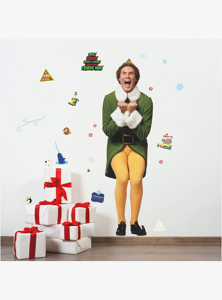 Elf Buddy Giant Wall Decals