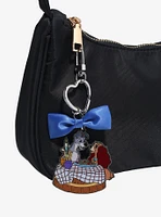 Disney Lady and the Tramp Spaghetti Dinner Bow Keychain - BoxLunch Exclusive
