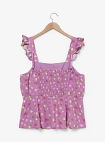 Disney Tangled Icons Ruffled Women's Plus Tank Top