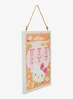 Hello Kitty Bento Kitchen Conversion Chart Wall Sign