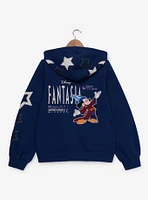 Disney Fantasia Sorcerer's Apprentice Mickey Stars Women's Zippered Hoodie - BoxLunch Exclusive