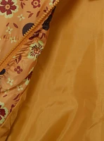 Disney Minnie Mouse Yellow Floral Toddler Puffed Windbreaker