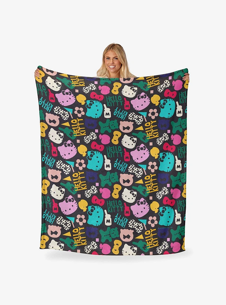 Sanrio Hello Kitty & Friends "Friends Collage" Silk Touch Throw Blanket