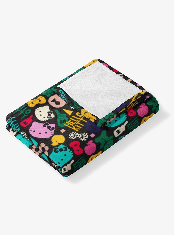 Sanrio Hello Kitty & Friends "Friends Collage" Silk Touch Throw Blanket