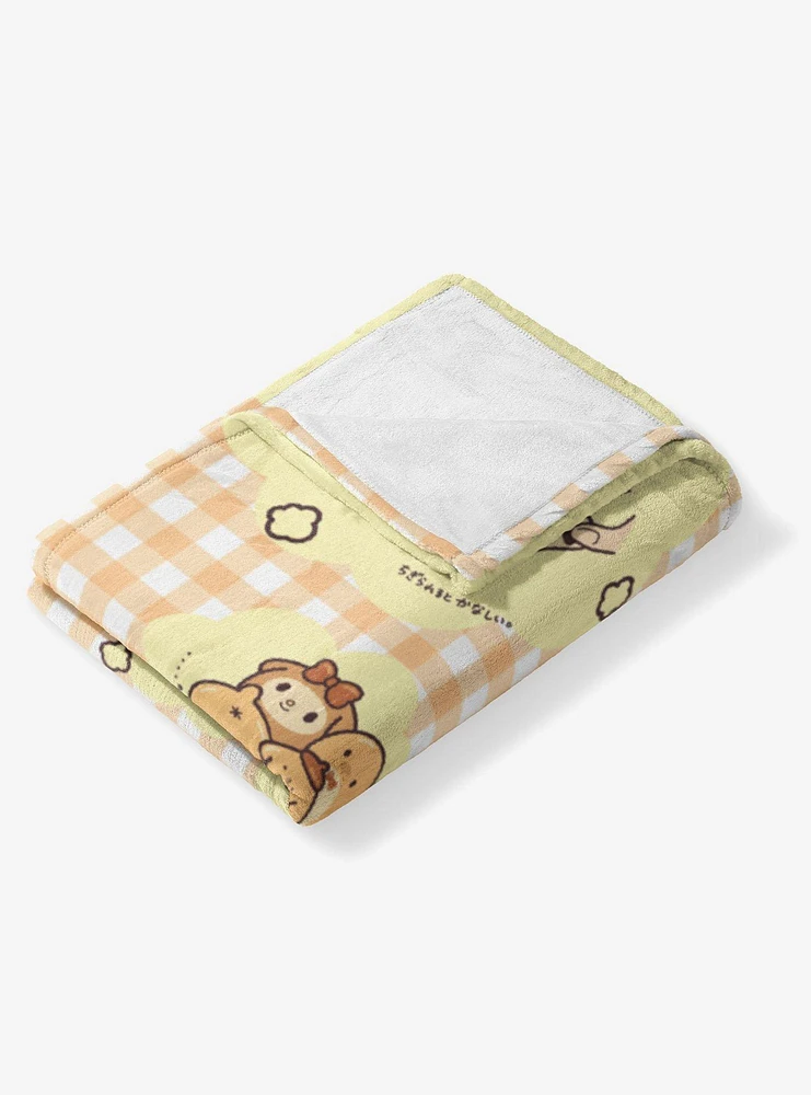 Sanrio Hello Kitty & Friends The Bakery Silk Touch Throw Blanket