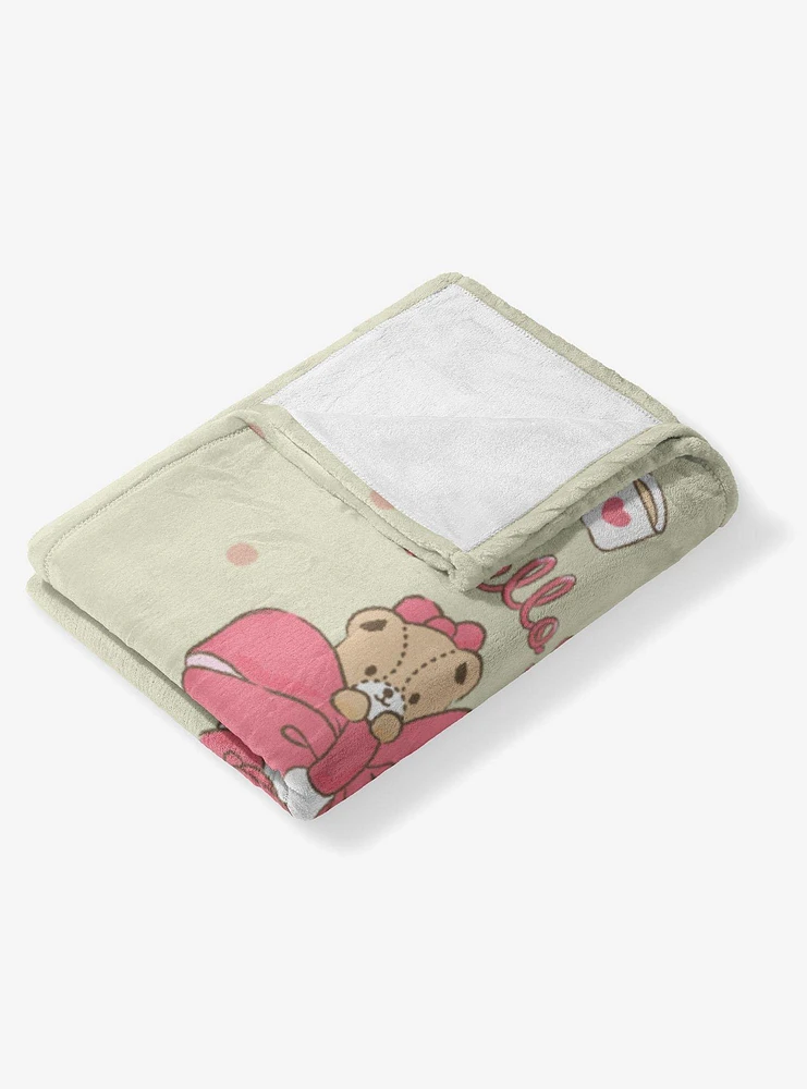 Hello Kitty Charms N Rainbows Silk Touch Throw Blanket