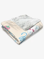 My Melody Sweet Spring Treats Silk Touch Sherpa Throw Blanket