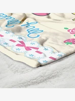 My Melody Sweet Spring Treats Silk Touch Sherpa Throw Blanket