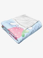 Cinnamoroll Berry Lovable Silk Touch Throw Blanket