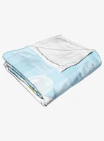 Cinnamoroll Daisy Blues Silk Touch Throw Blanket