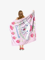 Cinnamoroll Sweet As Strawberries Silk Touch Throw Blanket