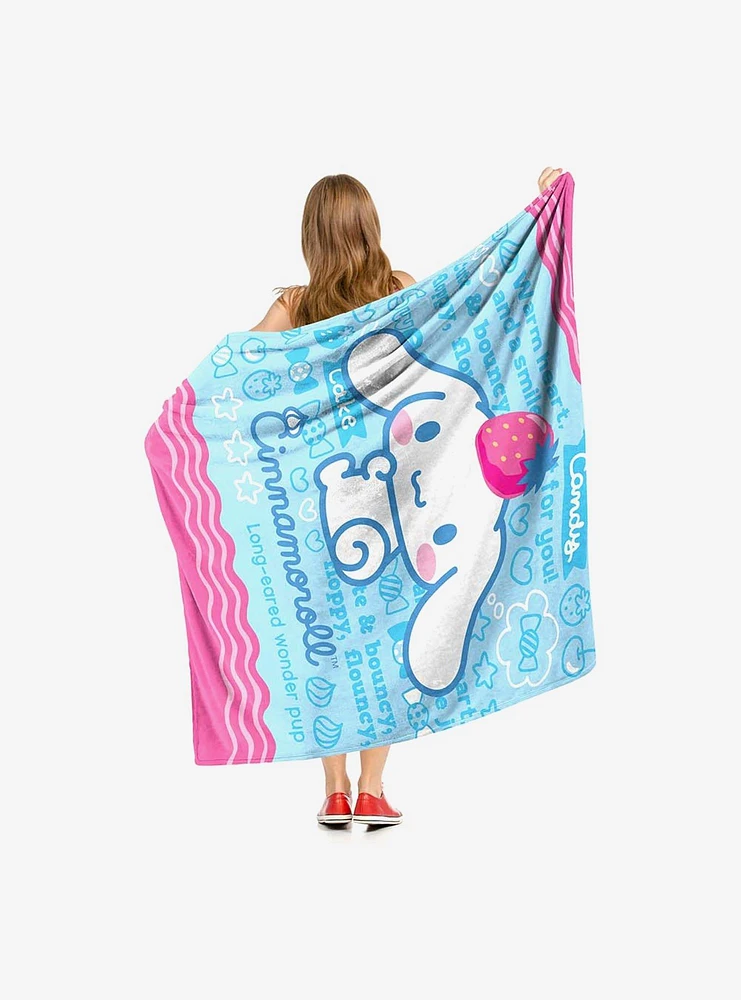 Cinnamoroll Wonder Pup Silk Touch Throw Blanket