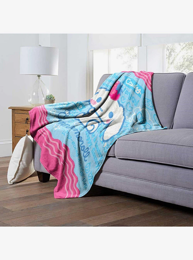 Cinnamoroll Wonder Pup Silk Touch Throw Blanket