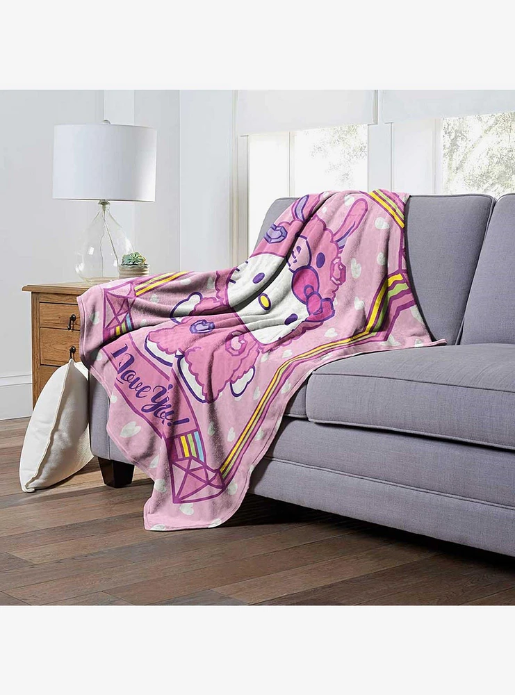 Hello Kitty I Love You Silk Touch Throw Blanket