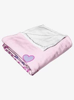 Hello Kitty Wand Of Love Silk Touch Throw Blanket