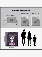 Kuromi Bad Kuromi Silk Touch Throw Blanket