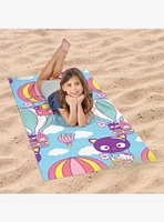 Sanrio Hello Kitty & Friends Hot Air Trip Beach Towel