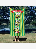 Keroppi Snacks Beach Towel