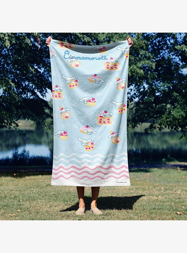 Cinnamoroll Pastry Dreams Beach Towel