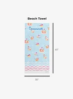 Cinnamoroll Pastry Dreams Beach Towel