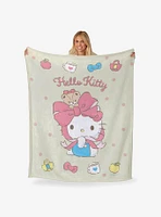 Hello Kitty Charms N Rainbows Silk Touch Throw Blanket