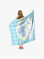 Cinnamoroll Daisy Blues Silk Touch Throw Blanket