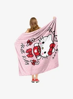 Hello Kitty Cocoa Cutie Silk Touch Throw Blanket