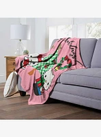 Hello Kitty Mistletoe Silk Touch Throw Blanket