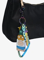 Adventure Time Characters Multi-Charm Beaded Keychain - BoxLunch Exclusive