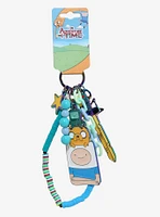 Adventure Time Characters Multi-Charm Beaded Keychain - BoxLunch Exclusive