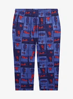 Marvel Spider-Man Hiding Panels Allover Print Women's Plus Sleep Pants - BoxLunch Exclusive
