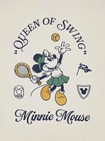 Disney Minnie Mouse Tennis Quarter Zip Women's Plus Crewneck — BoxLunch Exclusive